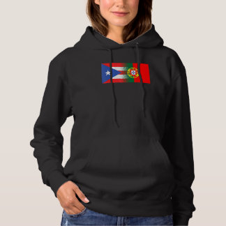 Sudadera Bandera portuguesa puertorriqueña Puerto Rico Port