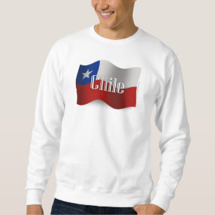 Sudadera Bandera que agita de Chile