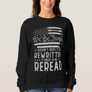 Sudadera Bandera Retro Americana Que Necesita Ser Leída De 