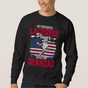 Sudadera Bandera Retro De EE. UU. Jugador De Lacrosse Me Ll