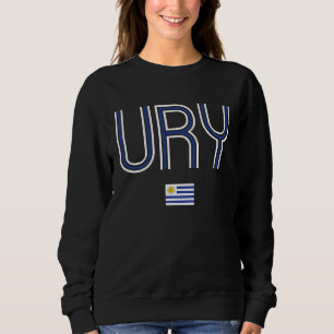 Sudadera Bandera Retro Uruguay Orgullo Uruguayo Vintage Uru