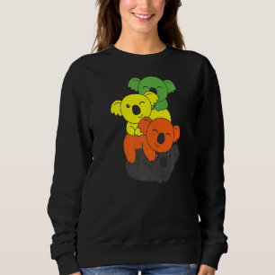Sudadera Bandera romántica Orgullo de la Nila Lgbtq Koalas