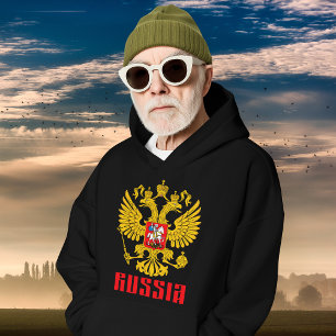 Sudadera Bandera rusa águila imperial ortodoxa rusa