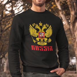 Sudadera Bandera rusa águila imperial ortodoxa rusa