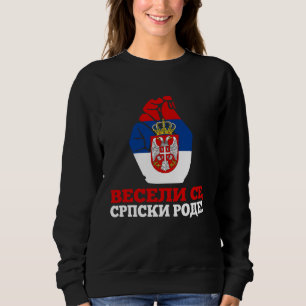 Sudadera Bandera serbia Serbia Serbio