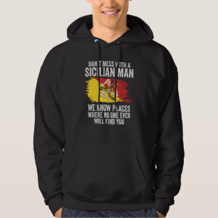 Sudadera Bandera siciliana masculina Sicilia
