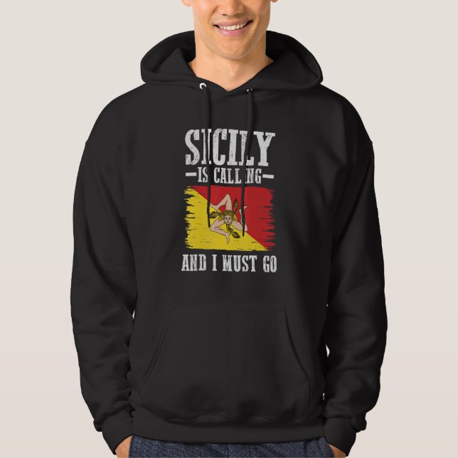 Sudadera Bandera siciliana Sicilia (Anverso)