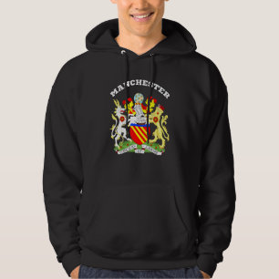 Sudadera Bandera Souvenir del Escudo de Armas de Mánchester