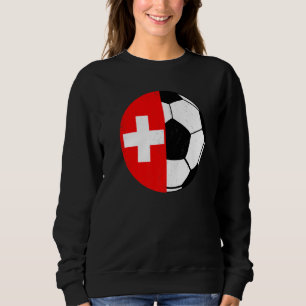 Sudadera Bandera sueca Aficionados al fútbol Fútbol Suiza