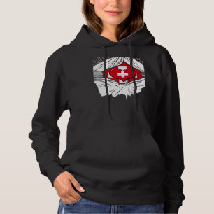 Sudadera bandera suiza hogar de Suiza  