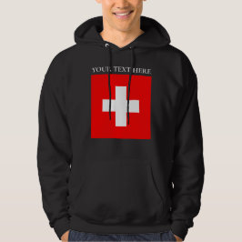 Sudadera Bandera Suiza Personalizada Schweiz Europa Suiza