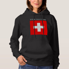 Sudadera Bandera Suiza Personalizada Schweiz Europa Suiza