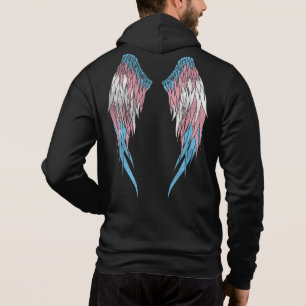 Sudadera Bandera transgénero - Angel Wings