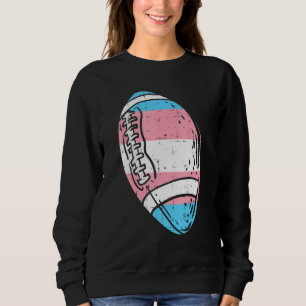 Sudadera Bandera Transgénero Fútbol Americano Lgbt Trans Pr