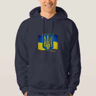 Sudadera Bandera ucraniana, Emblem y Ucrania, moda / deport