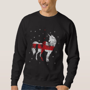 Sudadera Bandera Unicornio Vintage Retro Inglaterra 1
