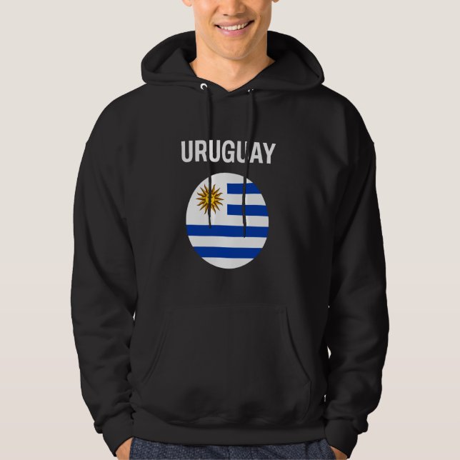 Sudadera Bandera uruguaya moderna (Anverso)