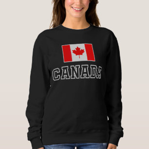 Sudadera Bandera Vintage De Canadá Ama A Tu País