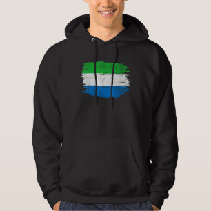 Sudadera Bandera vintage de Sierra Leona para sierraleonés