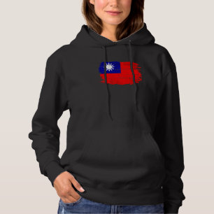 Sudadera Bandera vintage de Taiwán para taiwaneses
