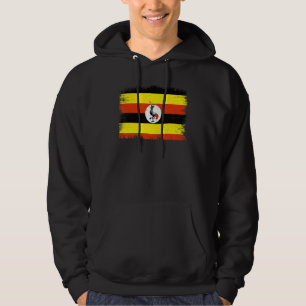 Sudadera Bandera vintage de Uganda Día de la Independencia