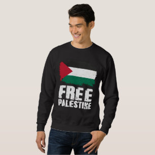 Sudadera Bandera vintage desgastada de Palestina