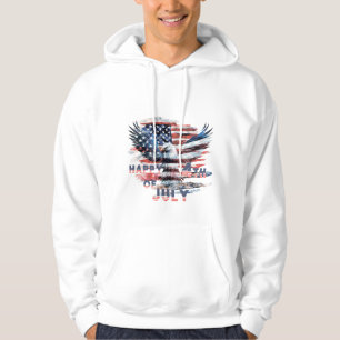 Sudadera Bandera y águila de los Estados Unidos. Independen