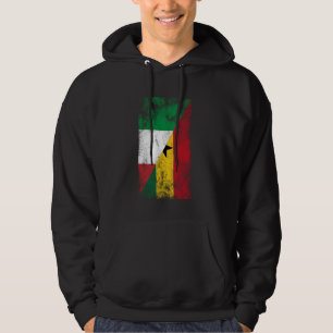 Sudadera Banderas de Italia de Ghana - Ghanés italiano
