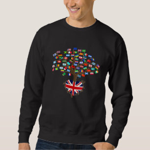 Sudadera Banderas De Los Países Del Mundo Y Bandera Del Rei