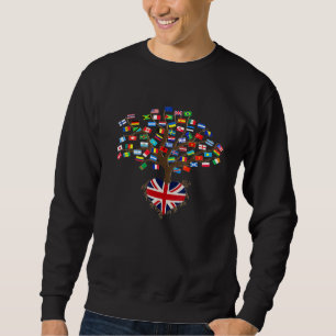 Sudadera Banderas De Los Países Del Mundo Y Bandera Del Rei