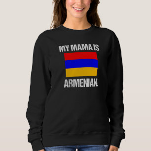 Sudadera Banderas de mamá Mi mamá es armenia Bandera de Arm