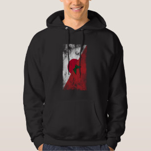 Sudadera Banderas de Marruecos de Japón - Marroquí japonés