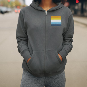 Sudadera Banderas de orgullo AroAce gradiente – Colorida ba