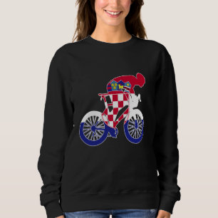 Sudadera Banderas del mundo de ciclistas de Croacia