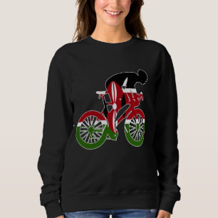 Sudadera Banderas del mundo de ciclistas de Kenia