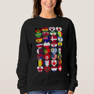 Sudadera Banderas del Mundo Países del Mundo Internacional
