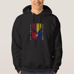 Sudadera Banderas haitianas colombianas destrozadas en Colo