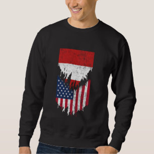 Sudadera Banderas peruanas americanas arrancadas en Perú