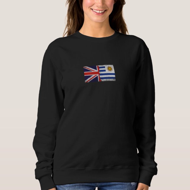 Sudadera Banderas Uruguay del Reino Unido - Uruguayos britá (Anverso)