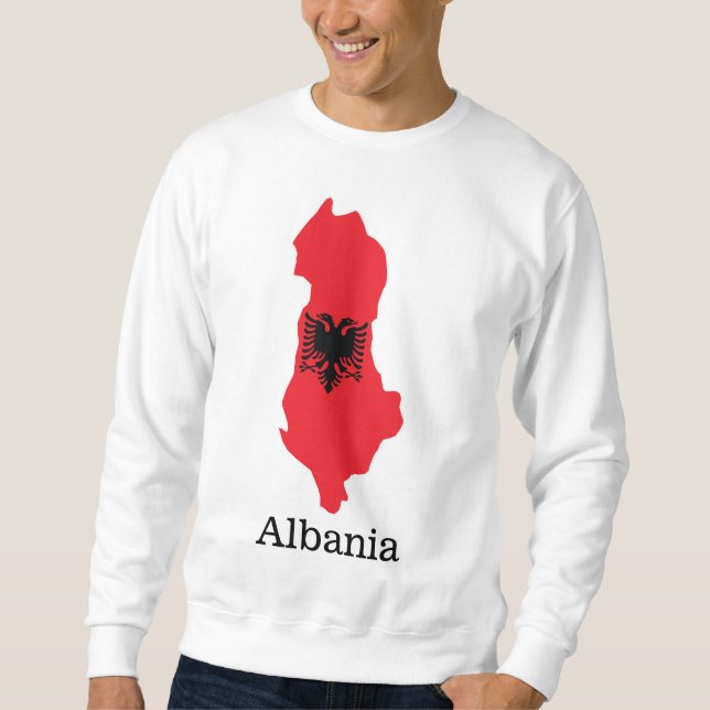 Sudadera Banderas y países Albania (Anverso)
