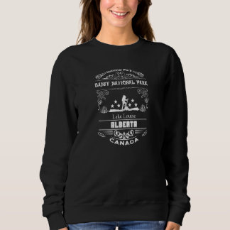Sudadera Banff National Park Canada Travel Souvenirs Retro