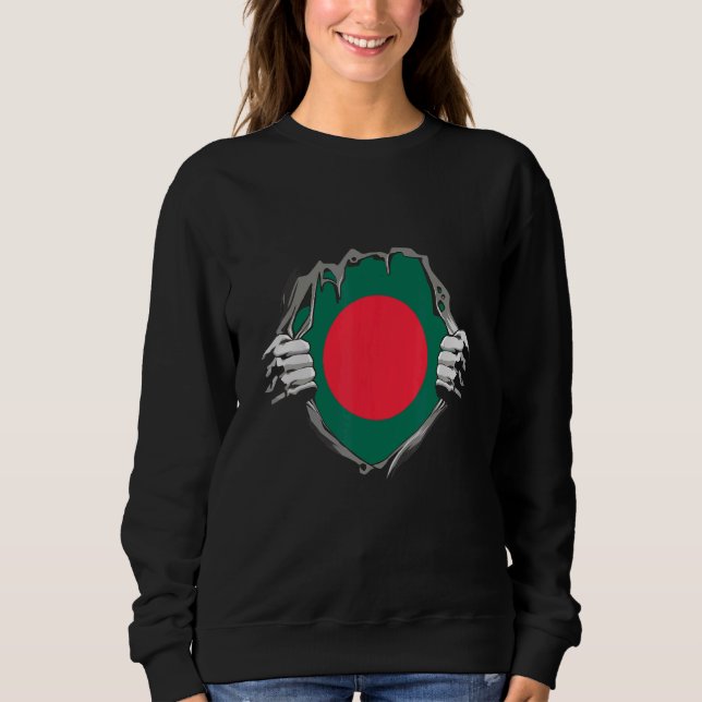 Sudadera Bangladesh flag (Anverso)