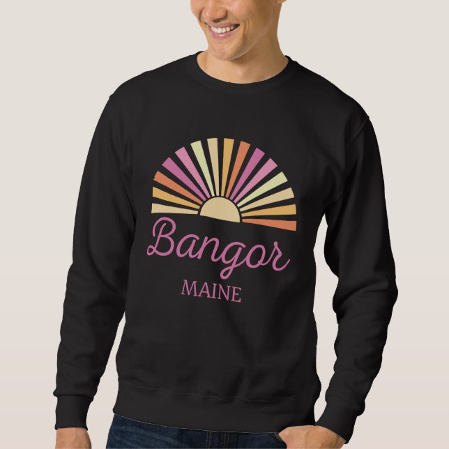 Sudadera Bangor Maine Vacation Trip Matching Group (Anverso)