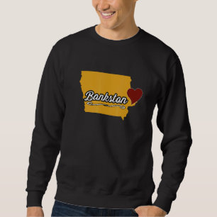 Sudadera BANKSTON IOWA IA EE. UU. Recuerdos encantadores M