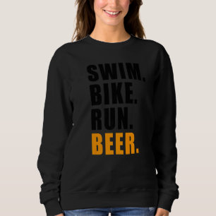 Sudadera Baño Bicicleta Correr Cerveza Triatleta Triatlón H