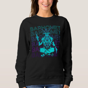Sudadera Baphomet Cabra Oculta Cuello Satánico Rey Baphomet