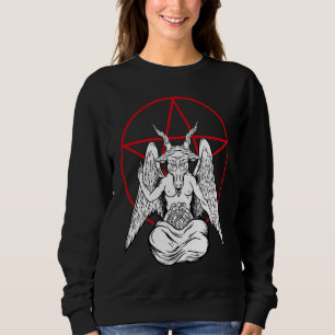 Sudadera Baphomet Demonio Orando Satanico Lucifer Beelzebu
