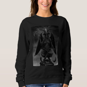 Sudadera Baphomet Satanic Satan Cabra 666 Occult Pagan