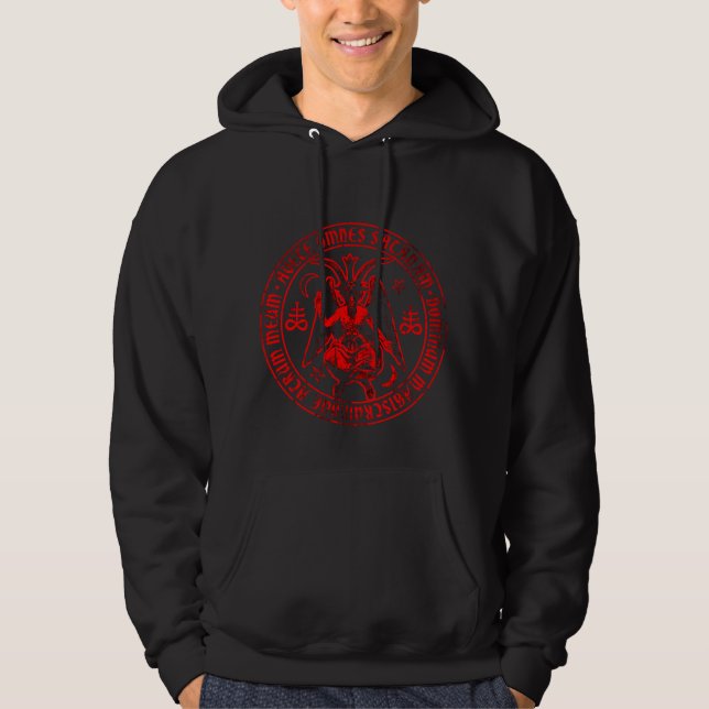 Sudadera Baphomet satánico (Anverso)