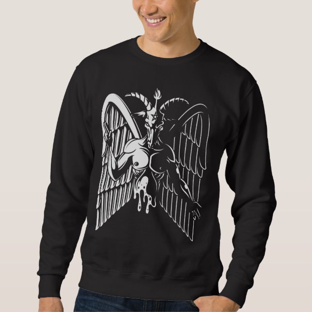 Sudadera Baphomet satánico (Anverso)